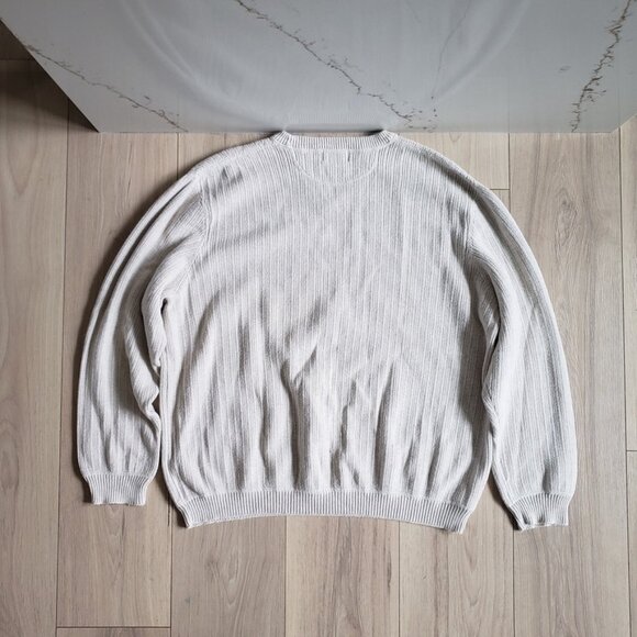 Eddie Bauer Sweater Bundle Women’s XL | Off White + Taupe Knit Crewnecks - Picture 5 of 7
